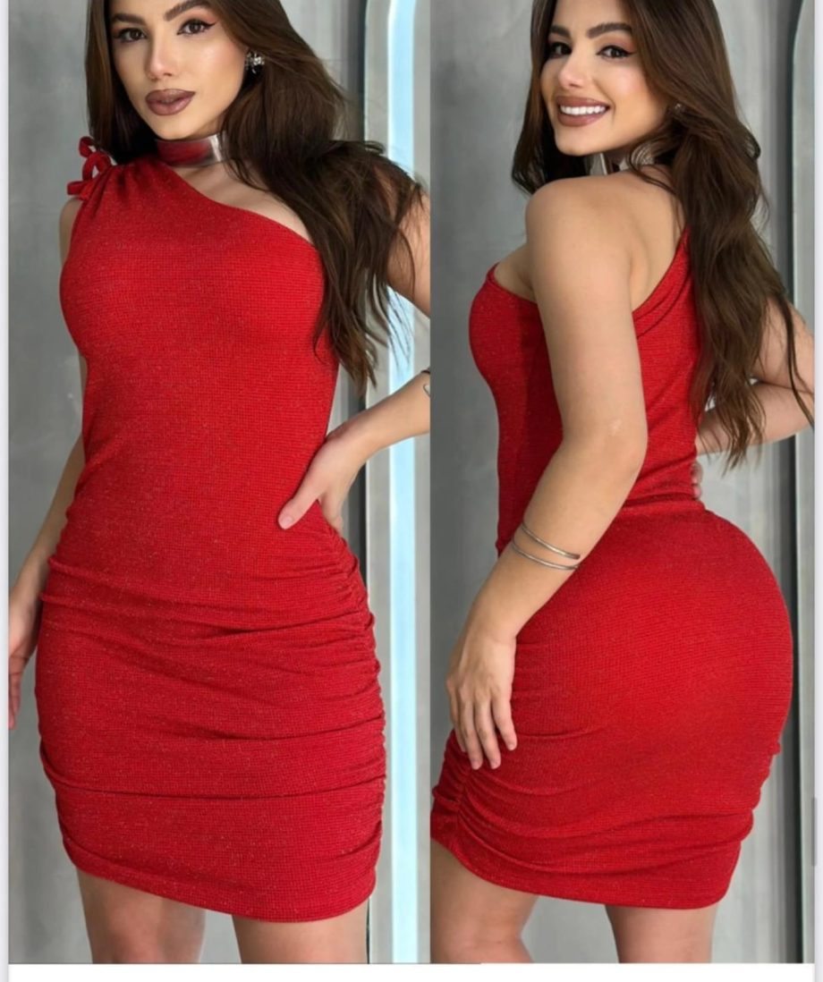 Vestido Depreado Nula Manga