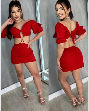 Vestido delicado e feminino