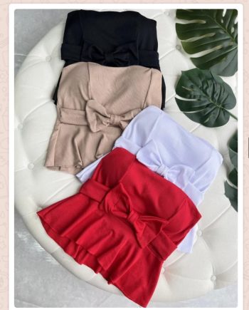 Blusa Tomara que Caia Laço