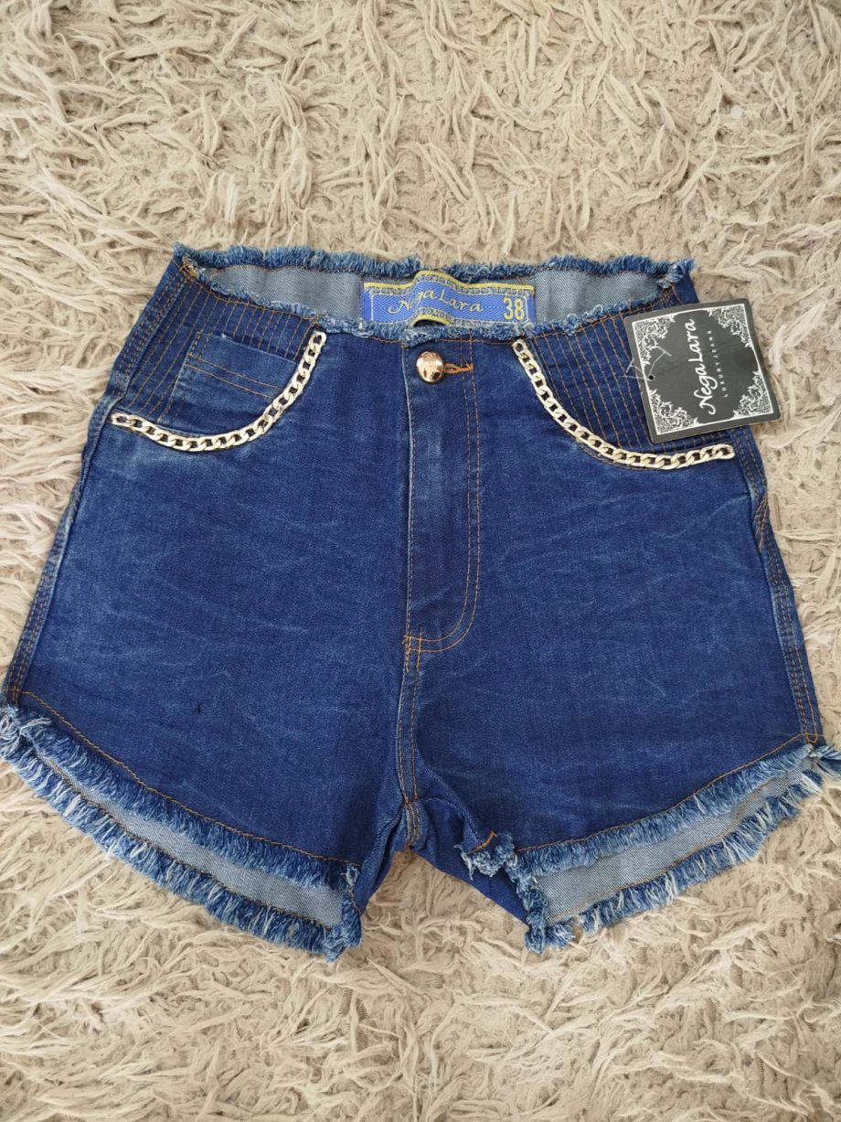 Short Jeans feminina