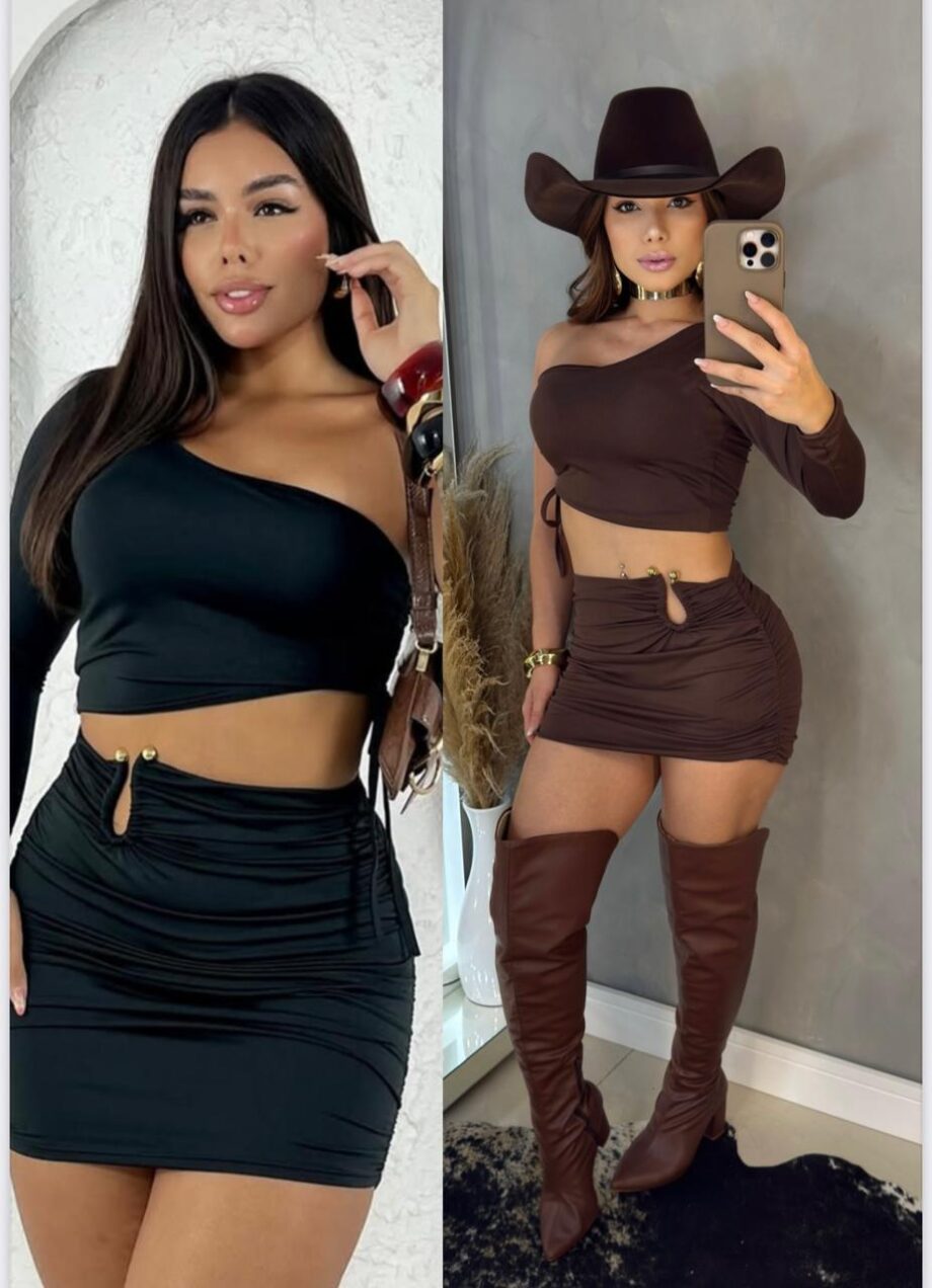 Conjunto Festa Fashion Mula Manca | Preto